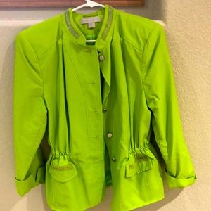 Laura Ashley lime green blazer